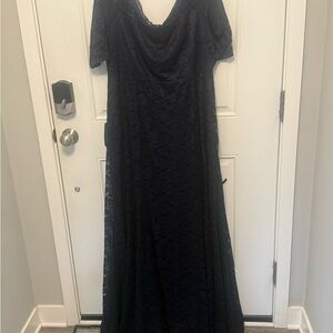 Torrid Black Lace Maxi Dress